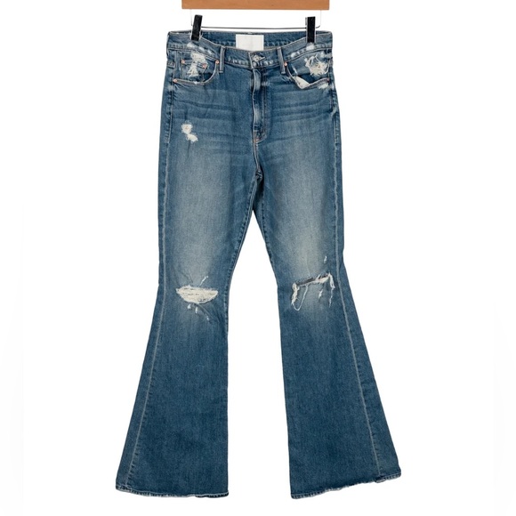 ❤️Mother Superior Distressed Flare Jeans❤️ - Picture 1 of 2